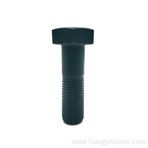 DIN931 zinc coating hex bolt with fine pitch